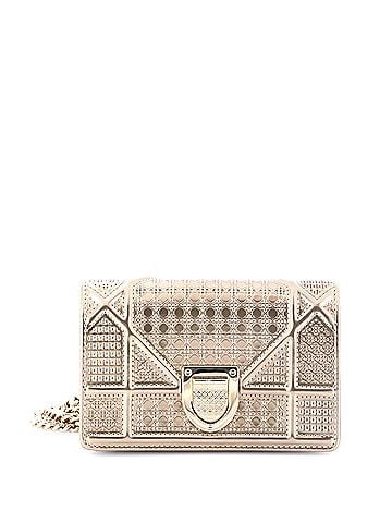 Christian Dior Diorama Flap Bag Cannage Embossed Calfskin Baby (view 1)