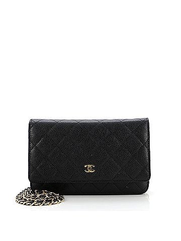 Chanel Wallet on Chain Quilted Caviar (view 1)