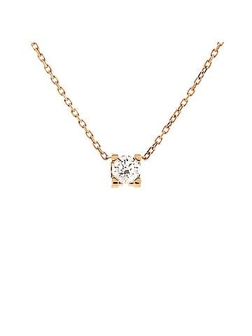 Cartier C de Cartier Necklace 18K Rose Gold and Diamond 0.20-0.29CT (view 1)