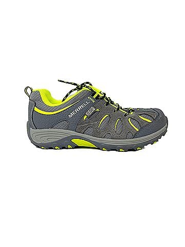 Merrell Sneaker Kids Cham Low Lace Waterproof Hiking Shoes MC57093 Gray Hiking Size 1 (view 1)