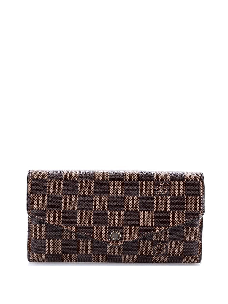 Louis Vuitton 100% Coatead Canvas Brown Sarah Wallet NM Damier One size - photo 1
