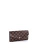 Louis Vuitton 100% Coatead Canvas Brown Sarah Wallet NM Damier One size - photo 3