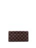 Louis Vuitton 100% Coatead Canvas Brown Sarah Wallet NM Damier One size - photo 4
