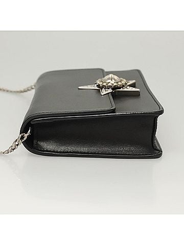 Miu Miu Black Leather Shoulder Bag (view 2)