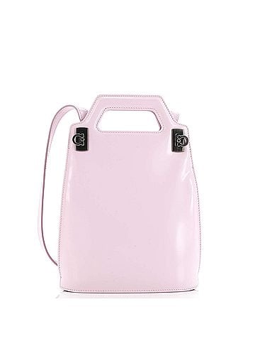 Salvatore Ferragamo Wanda Top Handle Shoulder Bag Leather North South (view 1)