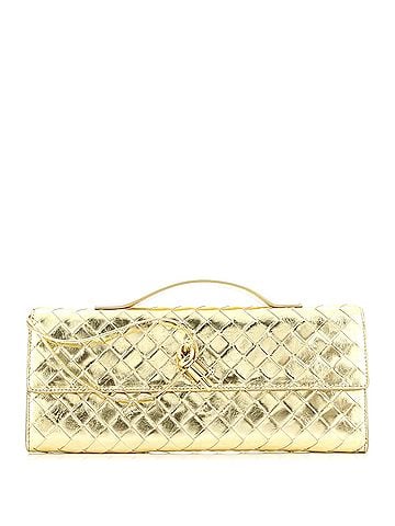 Bottega Veneta Andiamo Top Handle Clutch Intrecciato Nappa Long (view 1)