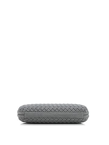 Bottega Veneta Box Knot Clutch Intrecciato Silk Faille Long (view 2)