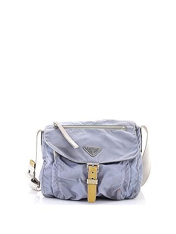 Prada Buckle Messenger Bag Tessuto Small (view 1)