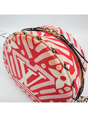 Louis Vuitton Petite Boîte À Chapeau Red Canvas Shoulder Bag (view 2)