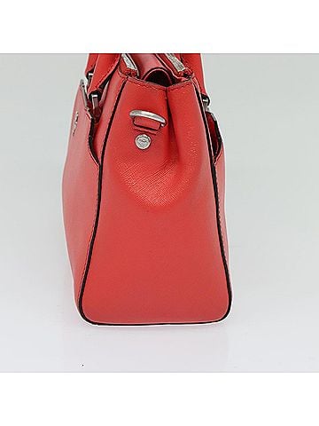 MCM Red Leather Handbag (view 2)