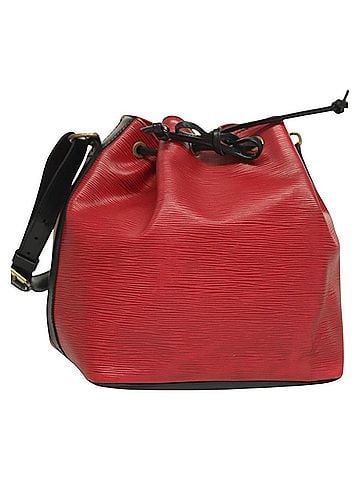 Louis Vuitton Noe Red Leather Shoulder Bag (view 1)