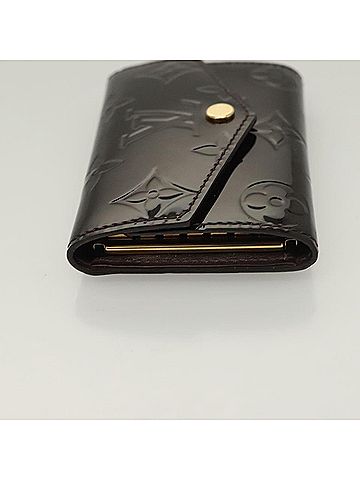Louis Vuitton Multiclés Burgundy Patent Leather Wallet (view 2)