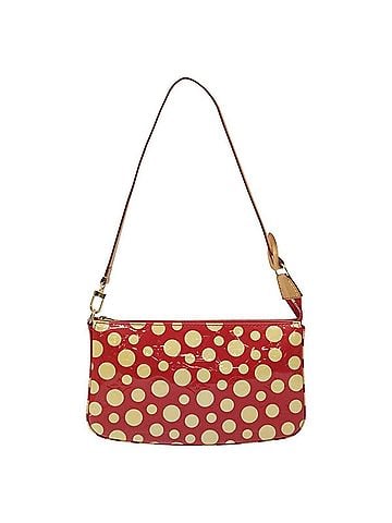 Louis Vuitton Pochette Accessoire Red Patent Leather Clutch Bag (view 1)