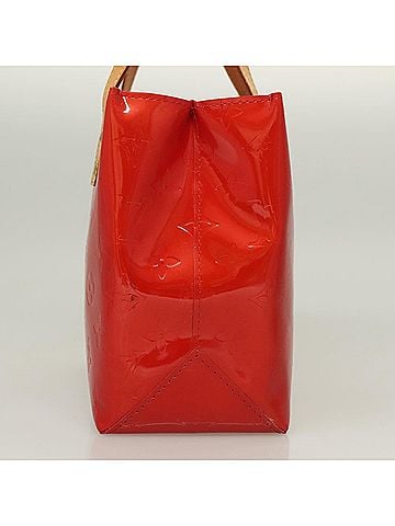 Louis Vuitton Reade Red Patent Leather Handbag (view 2)
