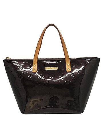 Louis Vuitton Bellevue Burgundy Patent Leather Handbag (view 1)