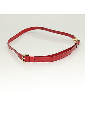 Louis Vuitton Shoulder Strap Red Leather Bag Jewelry (view 2)