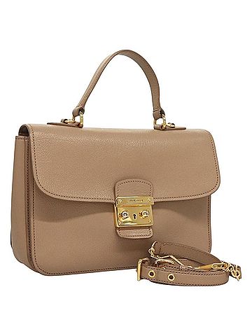 Miu Miu Pink Leather Handbag (view 1)