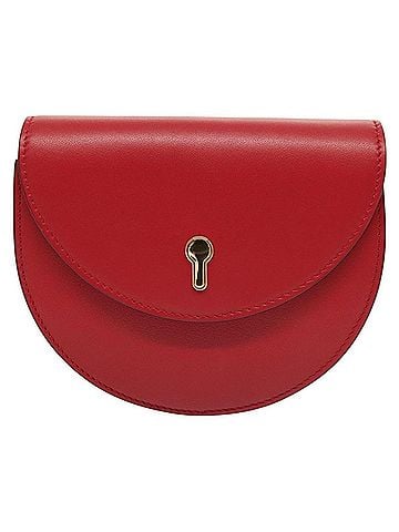 Bally Red Leather Shoulder Bag (view 1)