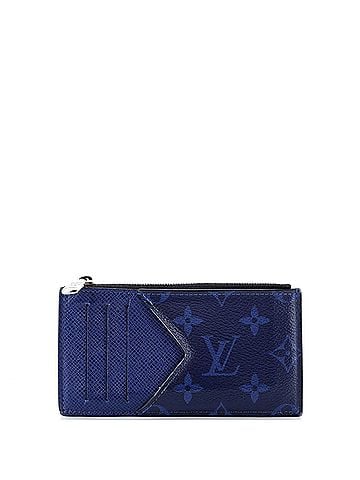 Louis Vuitton Coin Card Holder Monogram Taigarama (view 1)