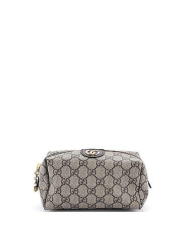 Gucci Ophidia Cosmetic Pouch GG Coated Canvas Small (view 1)