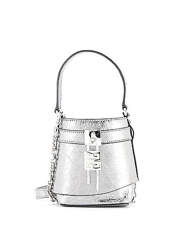 Givenchy GV Shark Lock Bucket Bag Leather Micro (view 1)