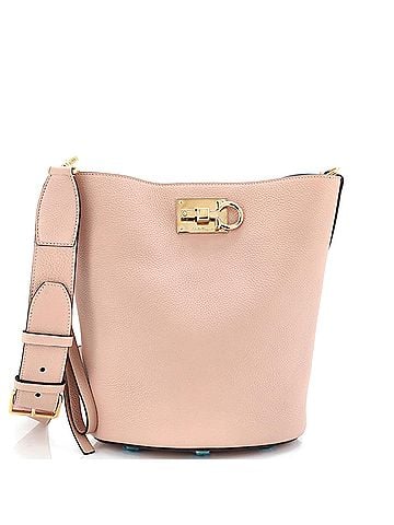 Salvatore Ferragamo The Studio Bucket Bag Leather (view 1)