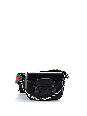 Gucci Horsebit 1955 Flap Wallet with Strap Leather (view 1)