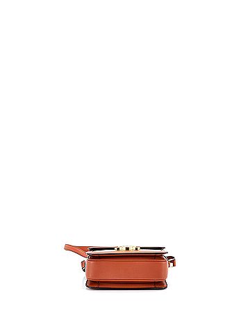 Céline Triomphe Shoulder Bag Canvas with Leather Teen (view 2)