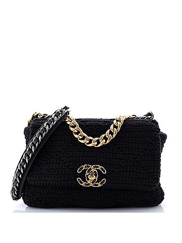 Chanel 19 Flap Bag Quilted Tweed Medium (view 1)