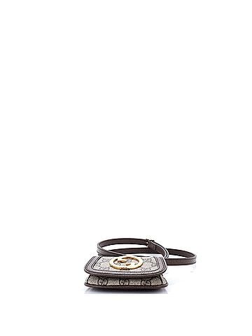 Gucci Blondie NM Card Case Wallet with Strap GG Coated Canvas (view 2)