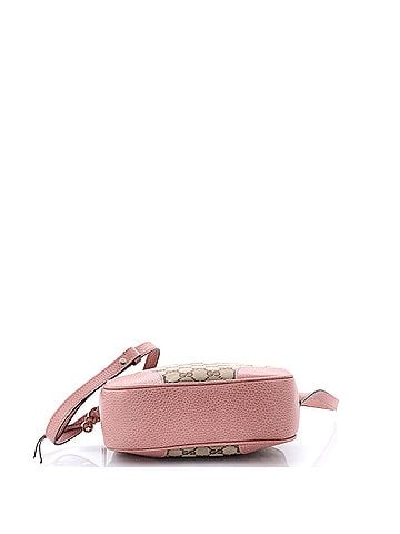 Gucci Bree Disco Crossbody Bag GG Canvas with Leather Mini (view 2)