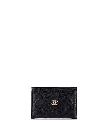 Chanel Classic Card Holder Quilted Caviar (view 1)