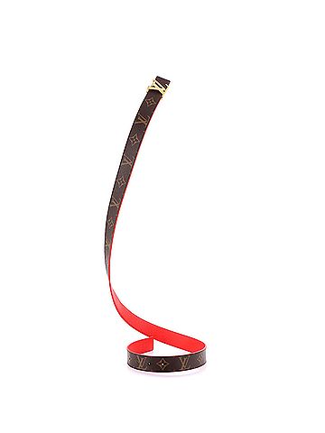 Louis Vuitton LV Initiales Reversible Belt Monogram Canvas and Leather Medium (view 2)