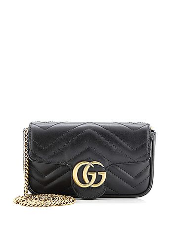 Gucci GG Marmont Flap Bag Matelasse Leather Super Mini (view 1)