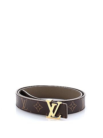 Louis Vuitton LV Initiales Reversible Belt Monogram Canvas and Leather Medium (view 1)