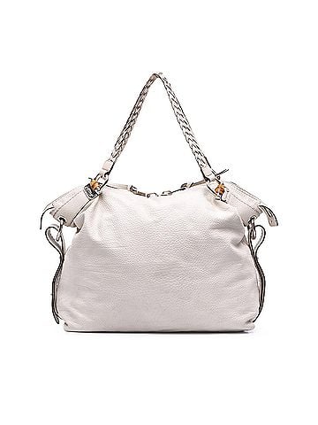Gucci Large Pebbled Calfskin Bamboo Bar Tassel Tote (view 1)