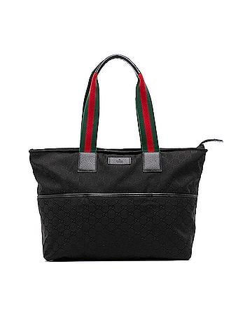 Gucci GG Canvas Web Tote (view 1)