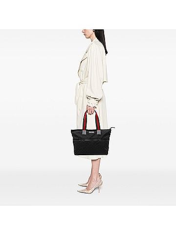 Gucci GG Canvas Web Tote (view 2)