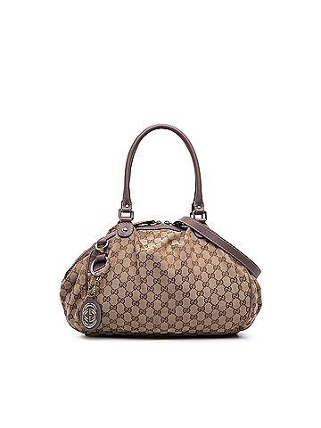 Gucci GG Canvas Sukey Satchel (view 1)