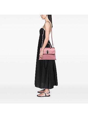Gucci Medium Leather Bamboo Daily Satchel (view 2)