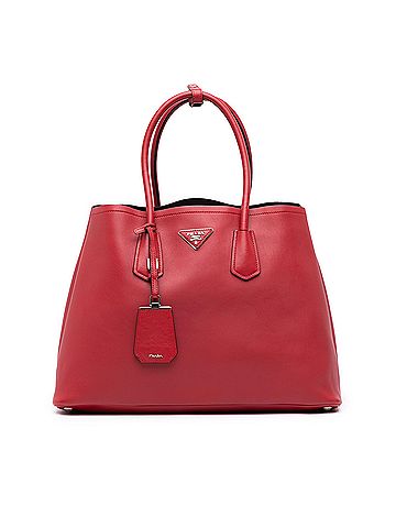 Prada Large City Calf Double Satchel (view 1)