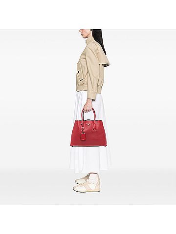 Prada Large City Calf Double Satchel (view 2)