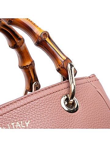 Gucci Small Calfskin Bamboo Shopper Satchel (view 2)
