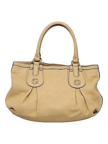 Gucci Scarlett Beige Leather Tote Bag (view 1)