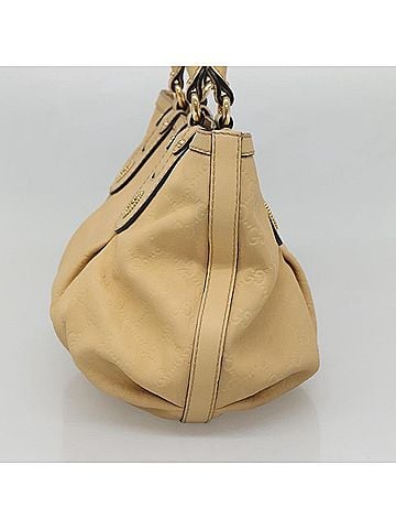 Gucci Scarlett Beige Leather Tote Bag (view 2)