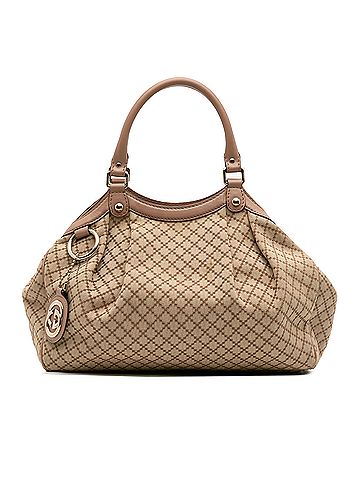 Gucci Medium Diamante Canvas Sukey Tote (view 1)