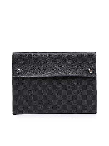 Louis Vuitton Damier Graphite Alpha Pochette GM (view 1)