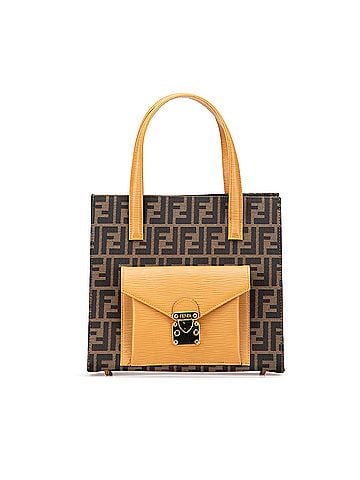 Fendi Zucca Canvas Front Pocket Tote (view 1)