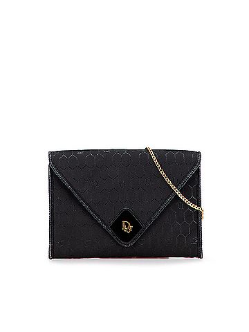 Dior Honeycomb Canvas Chain Crossbody (view 1)