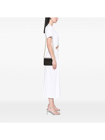 Dior Calfskin Embossed Stars Wallet on Chain (view 2)